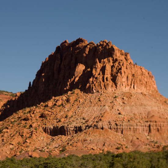 One of the nearby sandstone formations known as the Ant Hill