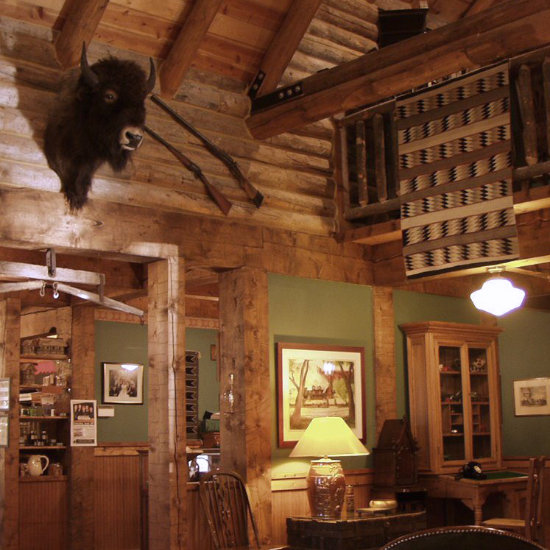 A view of the reception area