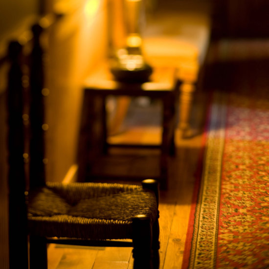 A view of one of our interior hallways