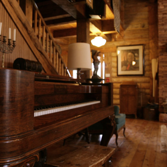 The antique piano in our great room