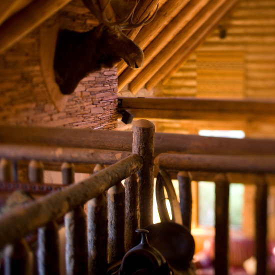 An interior shot of the Lodge's Great Room