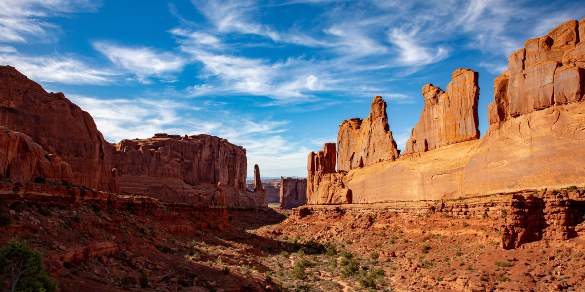 The cliffs of Moab and Arches