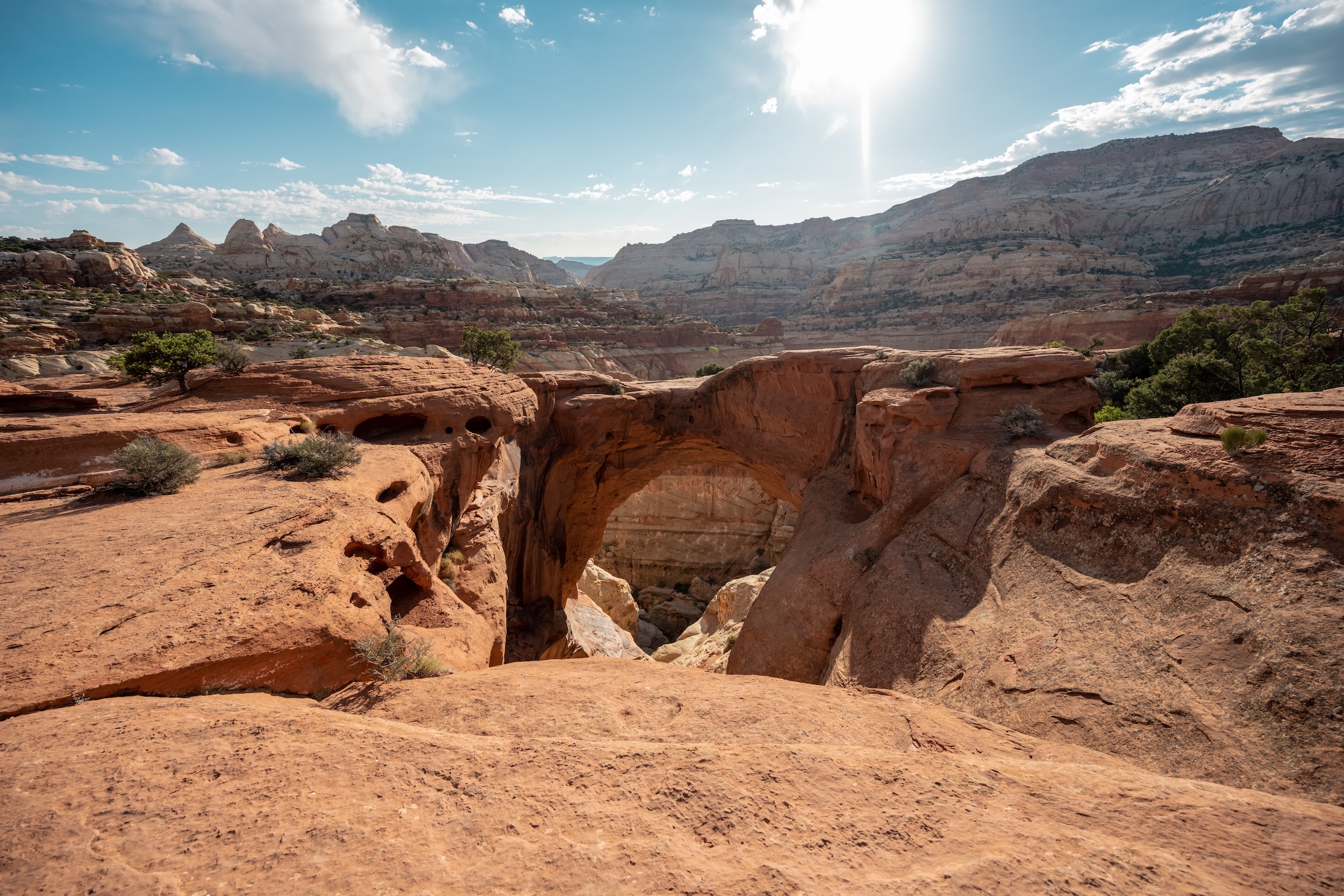 Cassidy Arch in Capitol Reef National Park