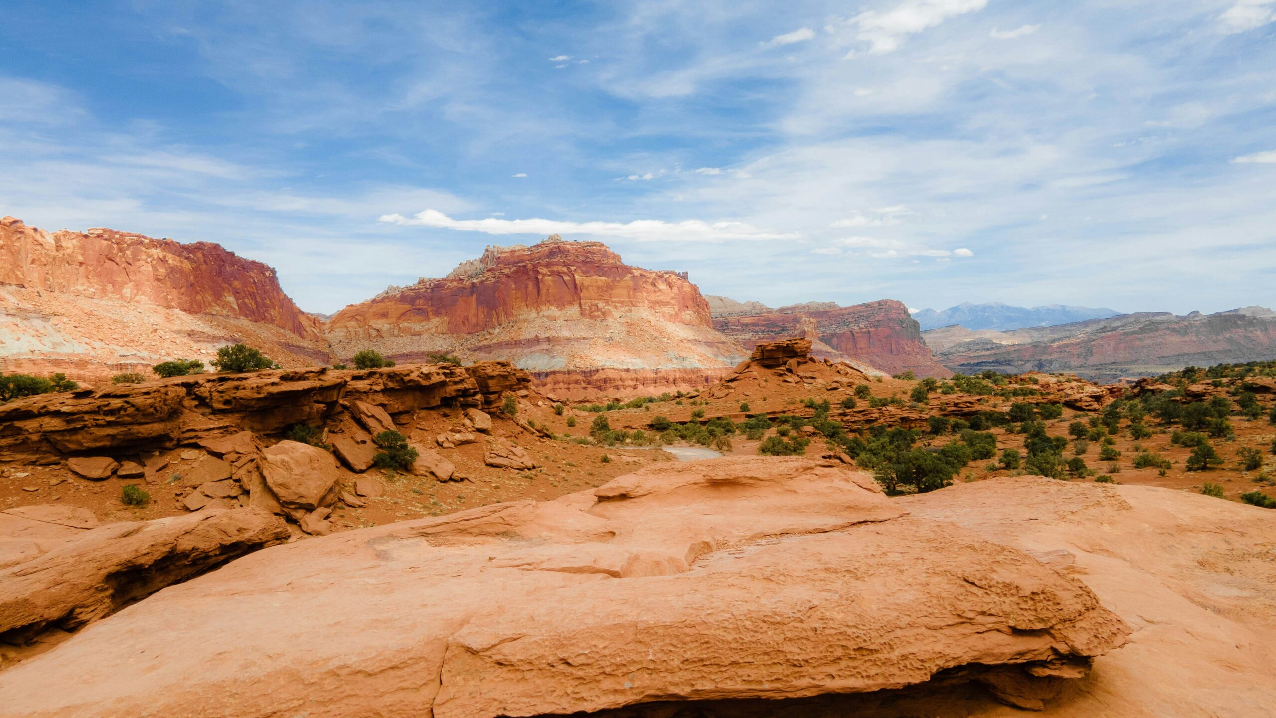 View from Panorama Point inside Capitol Reef